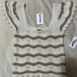 Jessica Simpson Cotton Knit Top